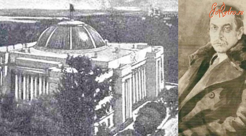 Киев - Київ. Будинок Верховної Ради України, збудований в 1939 р. Автор архітектор Заболотний В.Г.