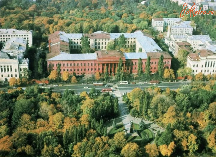 Киев - Київ.  Університет  Т.Шевченка.