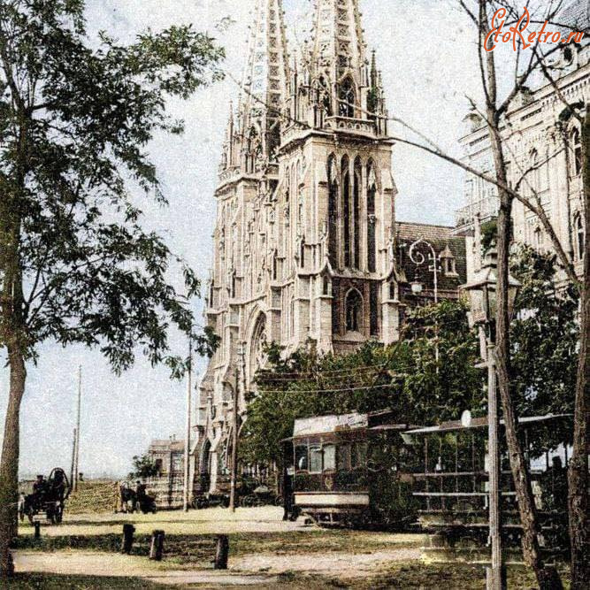 Киев - Київ.  Костел св.Миколая на вул.Велика Васильківська.