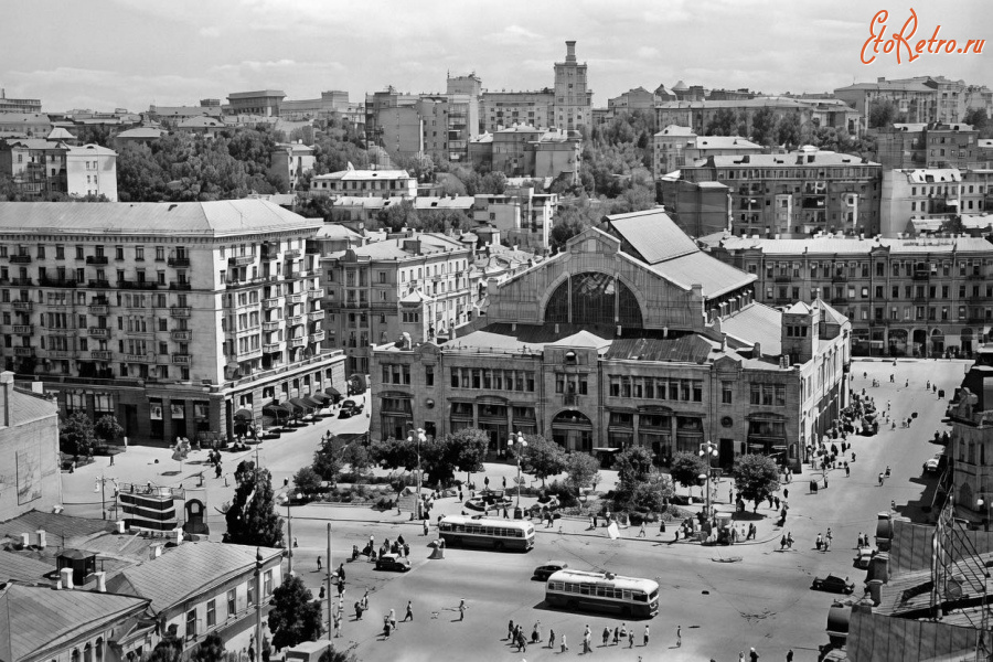 Киев - Київ.  Бессарабська площа.