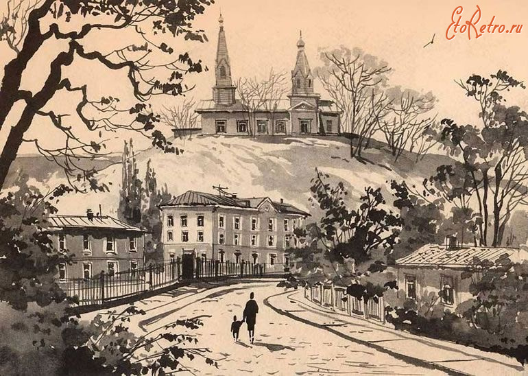 Киев - Київ.  Свято-Макаріївський храм.