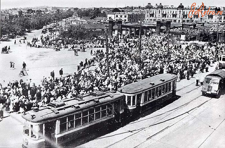 Киев - Київ.  Галицький базар (Євбаз).