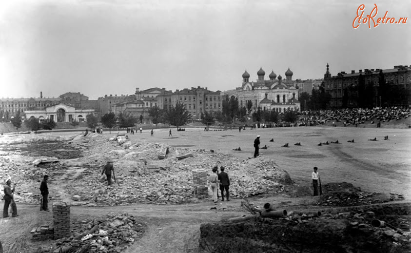 Киев - Київ.  Троїцька площа в 1920-х роках.