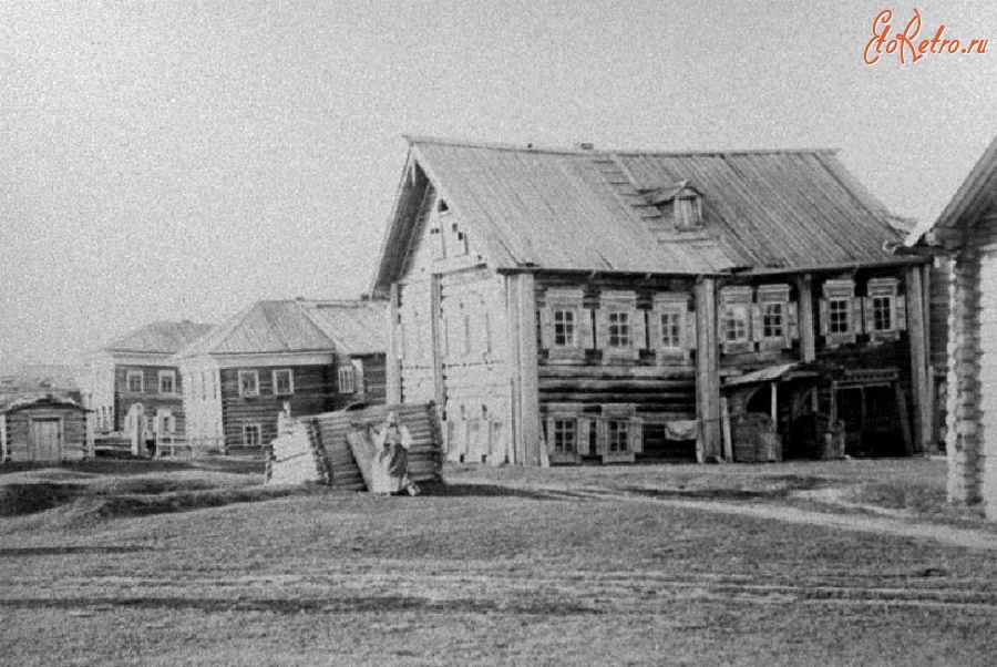 Архангельск - Крестьянские дома в Соломбале.