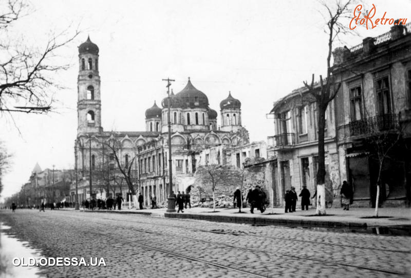 Одесса - Одеса.  Успенський  собор на Преображенській вулиці.