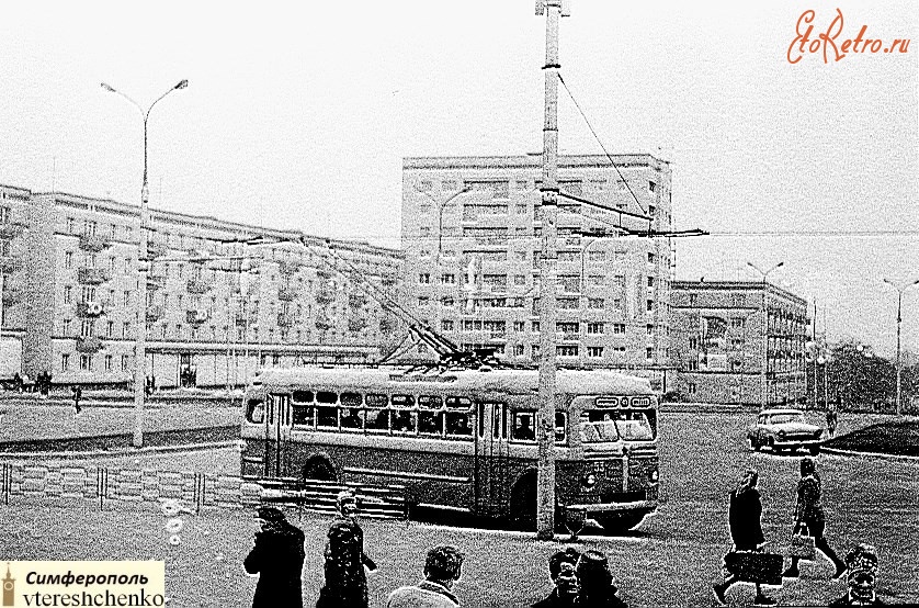 Донецк - Привокзальная площадь Донецка 50 лет назад