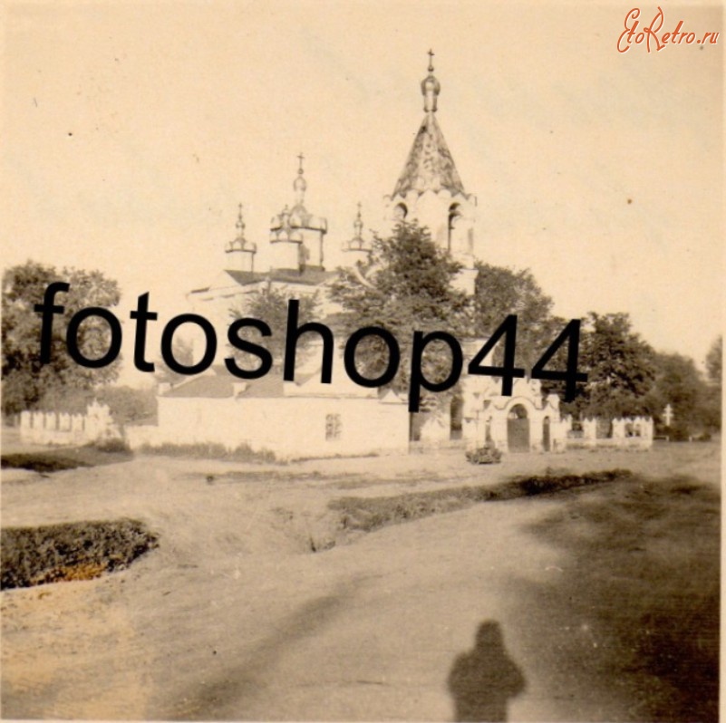 Старый Оскол - Церковь Илии Пророка в Старом Осколе, (Ильинская церковь) во время оккупации 1941-1943 гг