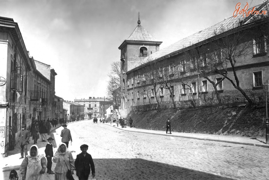 Львов - Львів. Вул.Жолківська.Клястор Базиліянів. (вул.Б.Хмельницького. Монастир св.Онуфрія).