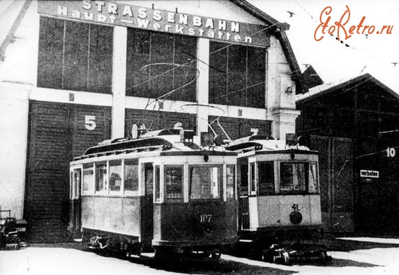 Львов - Львів.  Святкування 50 років львівському електричному трамваю 31 травня 1944 року.