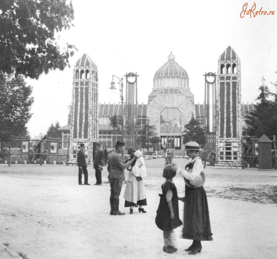 Львов - Львів.  Павільйони Краєвої виставки 1894 року.