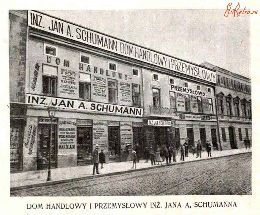 Львов - Львів.  Дім торговий і промисловий Inz. Jana A.Schumanna.