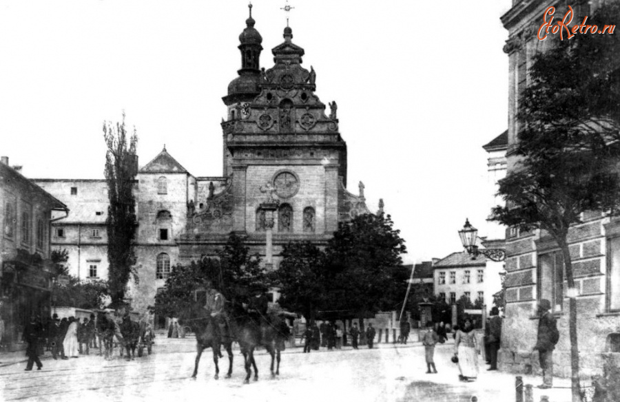 Львов - Львів.  Костел Св.Андрія і монастир Бернардинів.