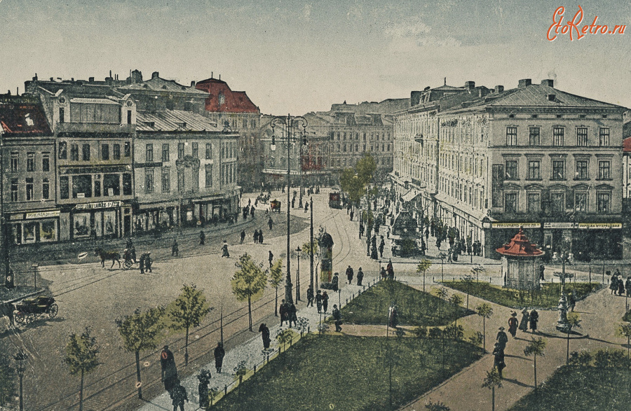 Львов - Львів.  Галицька площа.