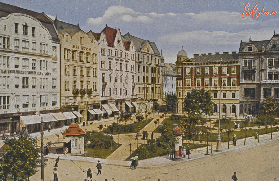 Львов - Львів.  Галицька площа.