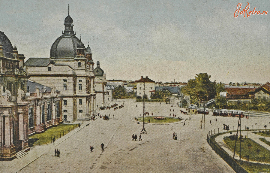 Львов - Львів.  Головний залізничний вокзал.