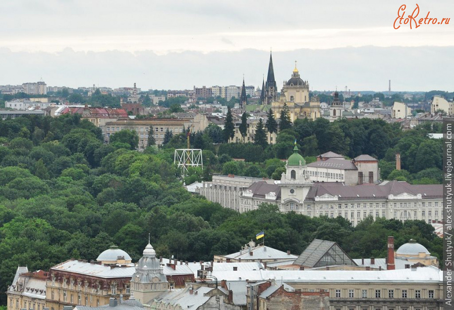 Львов - Панорама Львова.
