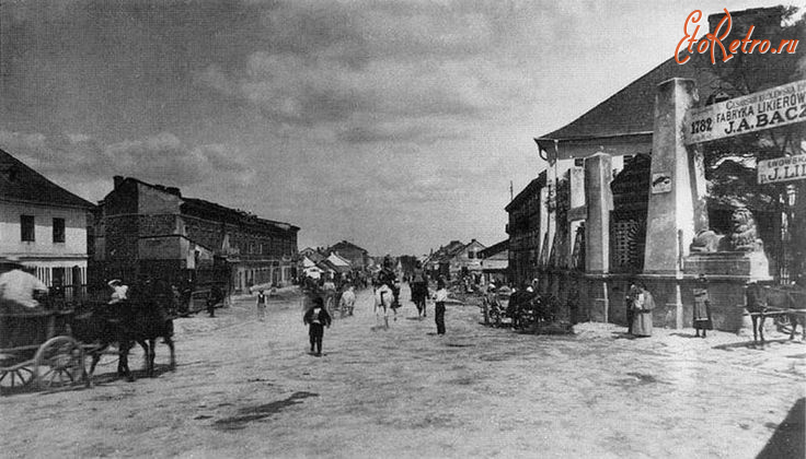 Львов - Львів.  Вулиця Жовківська-найдавніша вулиця Львова. Фото Юзефа Едера.