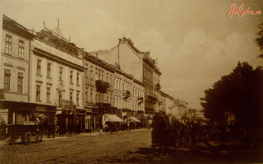 Львов - Львів.  Вул. Кароля Людвіка. Готель 