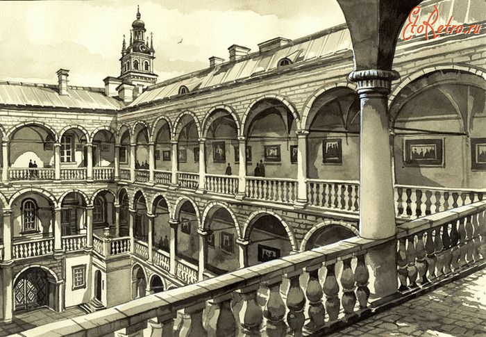 Львов - Львів. Італійський дворек.