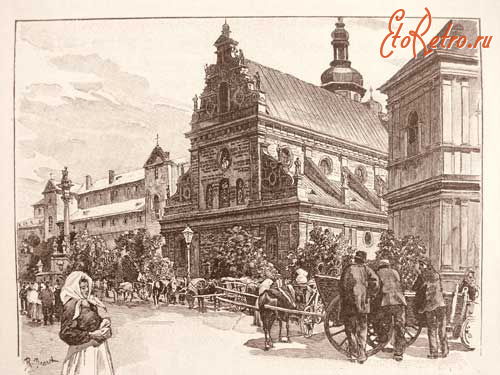 Львов - Львів.  Церква і монастир батьків-бернардинців.