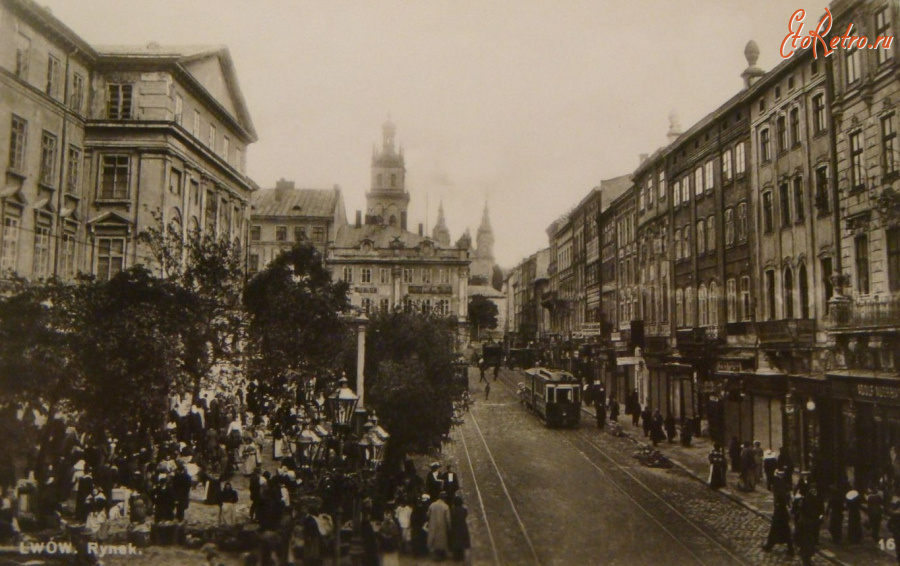 Львов - Львів.  Площа Ринок.