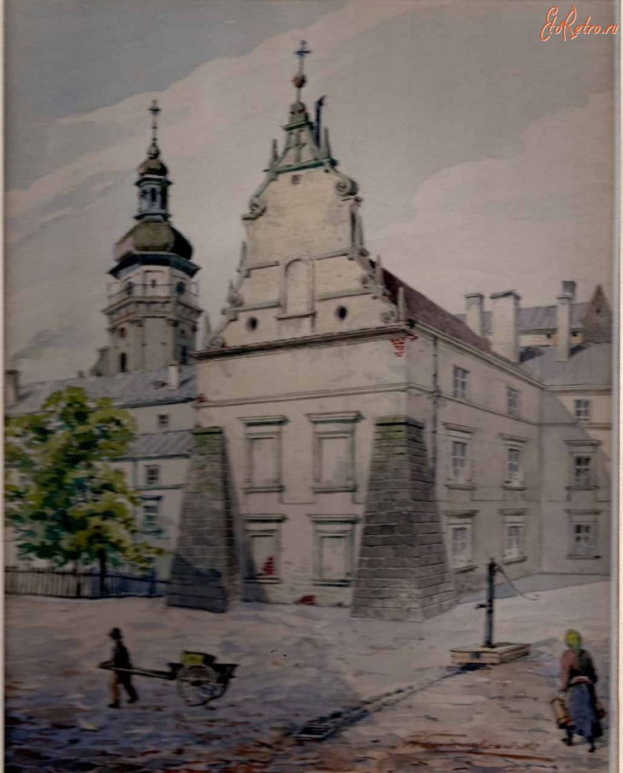 Львов - Львів.  Костел і монастир Бернардинів. Альфред Каменобродський.