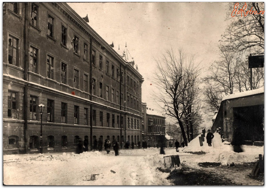 Львов - Львів.  Вул.Коперніка, після листопадових  боїв за місто.