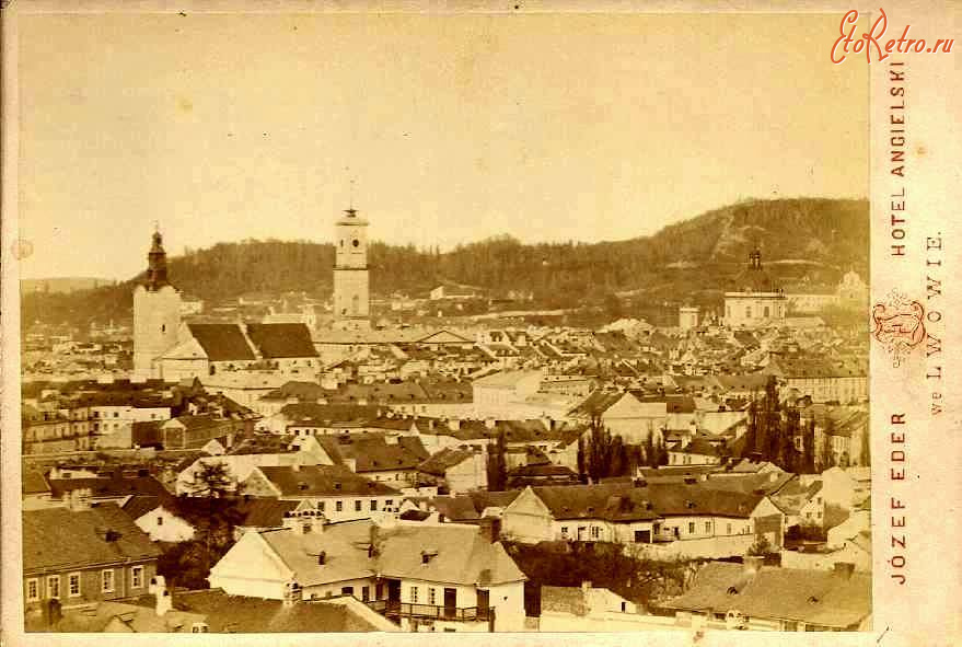 Львов - Львів.  Загальний вигляд. Юзеф Едер.