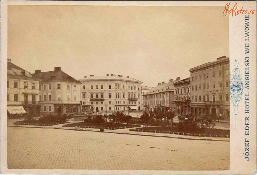 Львов - Львів  у 1870-ті  роки. Юзеф Едер.