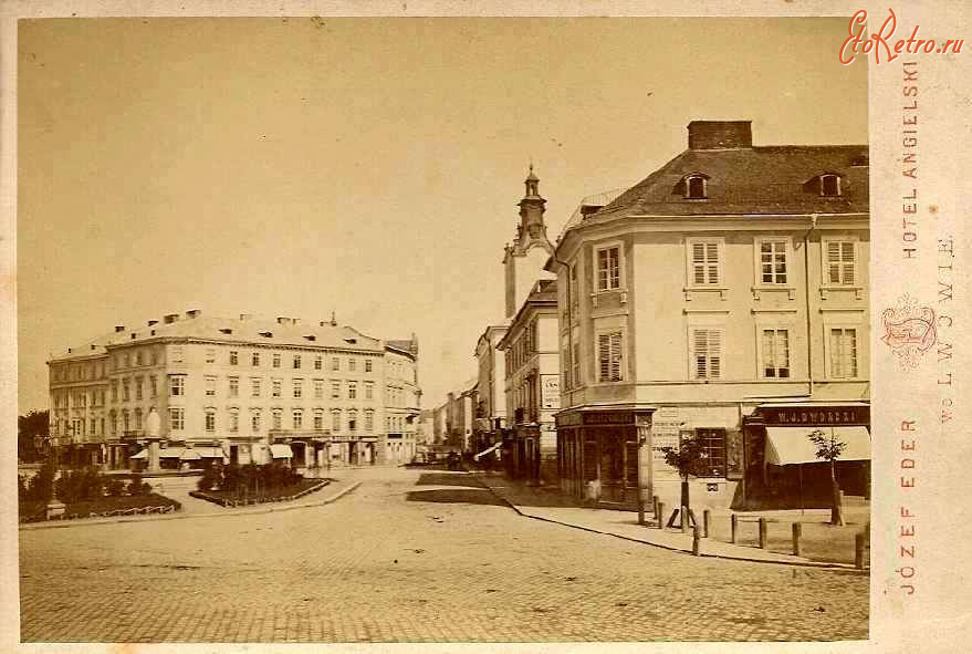 Львов - Львів у 1870-ті роки. Юзеф Едер.