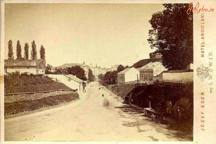 Львов - Львів  у 1870-ті  роки. Юзеф Едер.