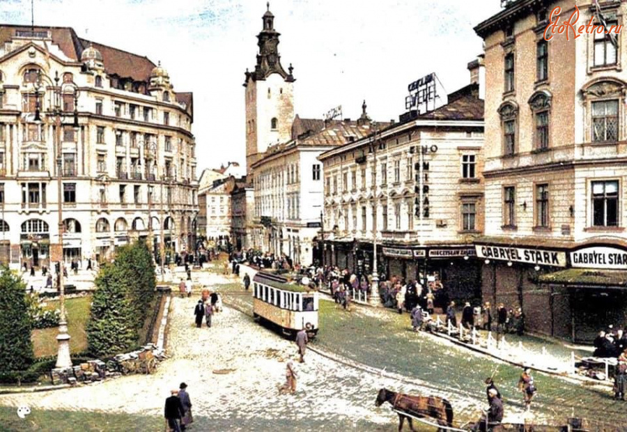 Львов - Львів.  Марійська площа.