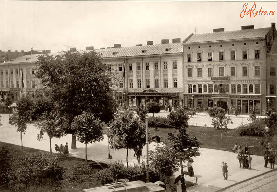 Львов - Львів.  Вул.Кароля Людвіга (нині пр.Свободи).