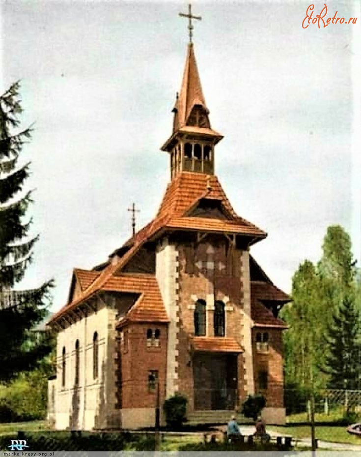 Яремче - Давній костел в Яреммче.