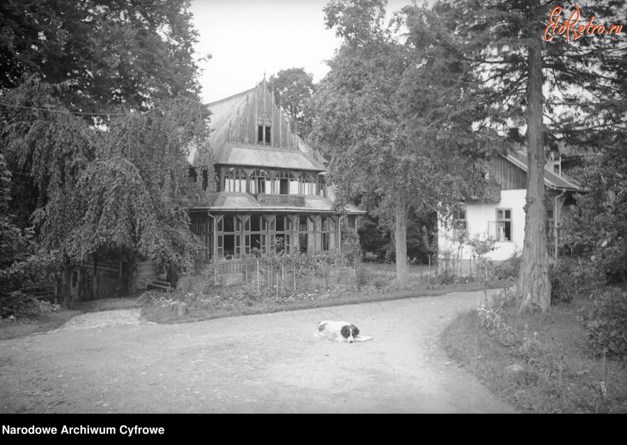 Косов - Косів.  Вид на їдальню і відпочинковий будинок в лічниці доктора Тарнавського.