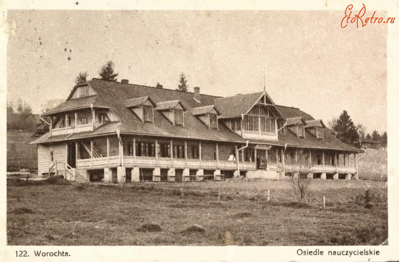 Ворохта - Ворохта. Гуцульщина.  Школа. Поч ХХ ст.