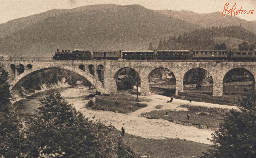 Ворохта - Ворохта.  Міст через Прут.