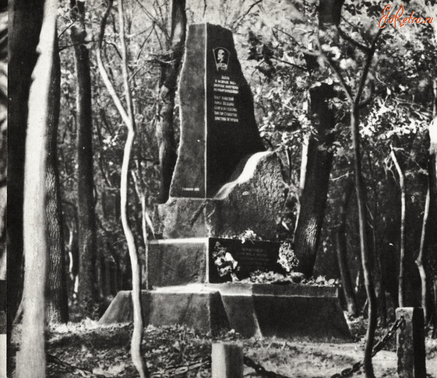 Ровеньки - Памятник в Гремучем лесу (Ровеньки), где были расстреляны молодогвардейцы.