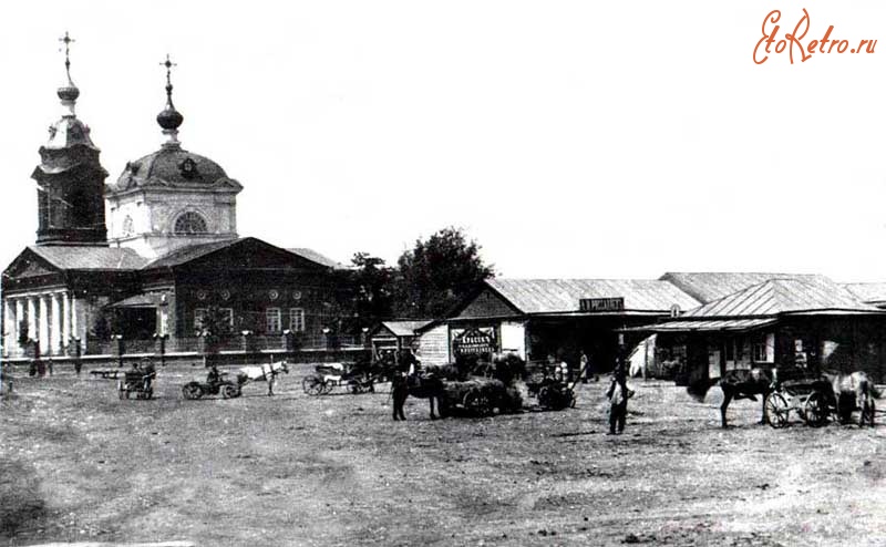 Сватово - Андреевский храм на базарной площади. 1910-1914гг
