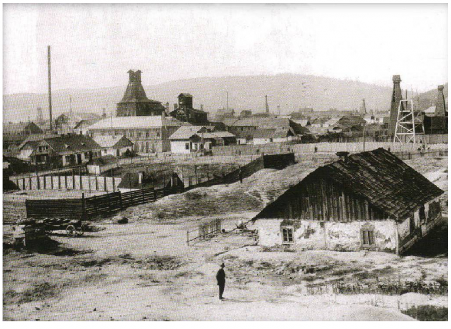 Борислав - Борислав. Копальня воску на Раточині.