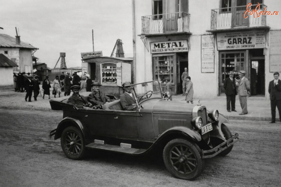 Борислав - Борислав.  Автомобіль на вулицях міста.