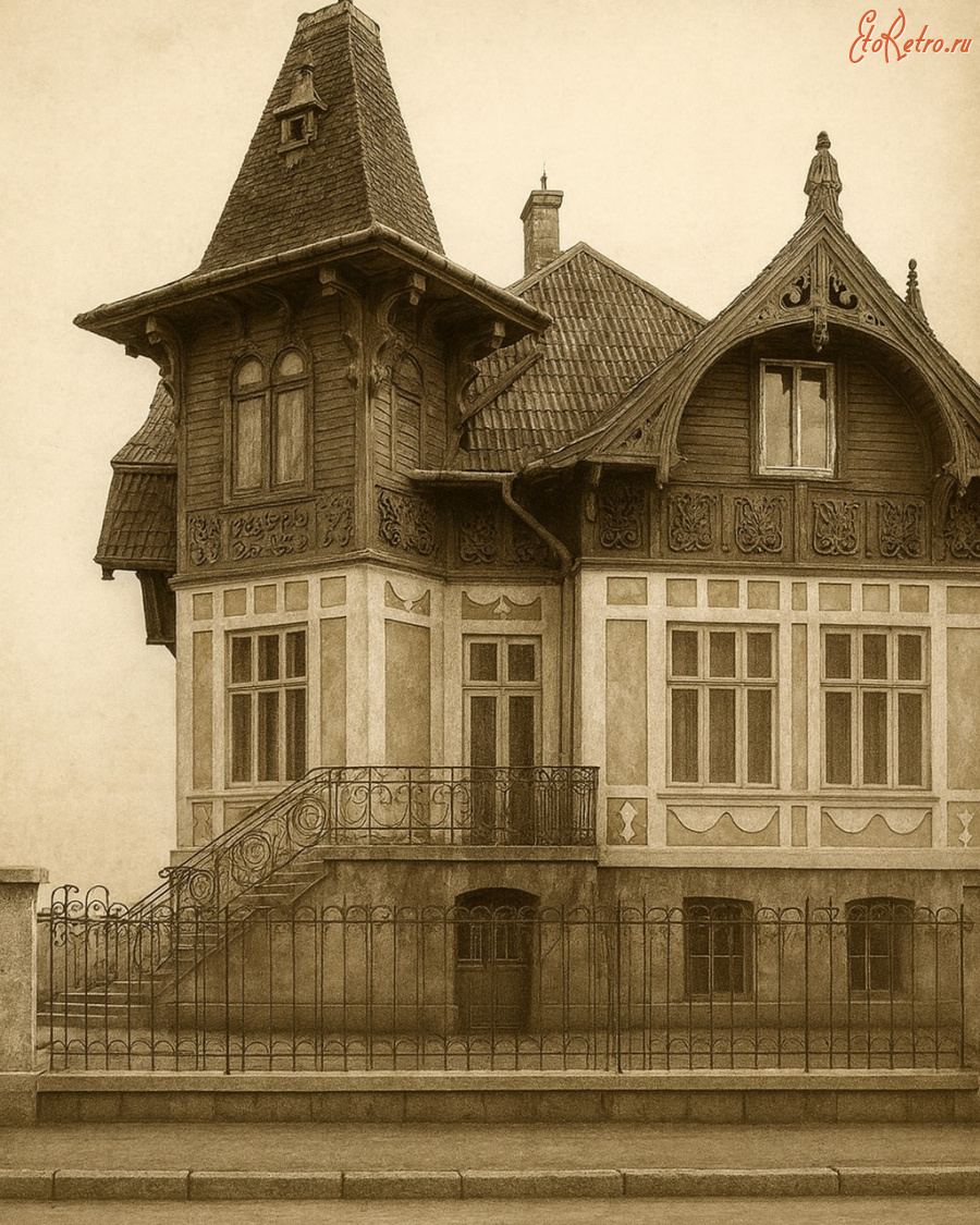 Борислав - Борислав.  Будинок, що належав єврею на ім