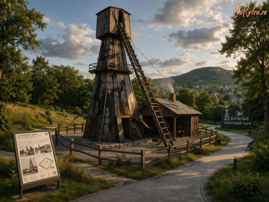 Борислав - Борислав.  Нафтовий  парк.