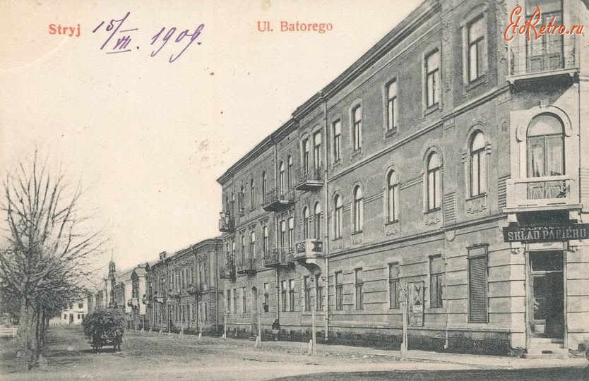 Стрый - Стрий.  Вул.Баторія.