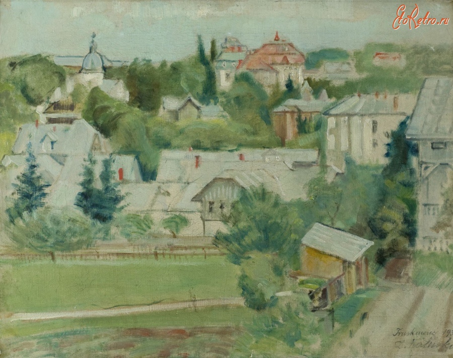 Трускавец - Трускавець.Панорама міста. - 1930р.