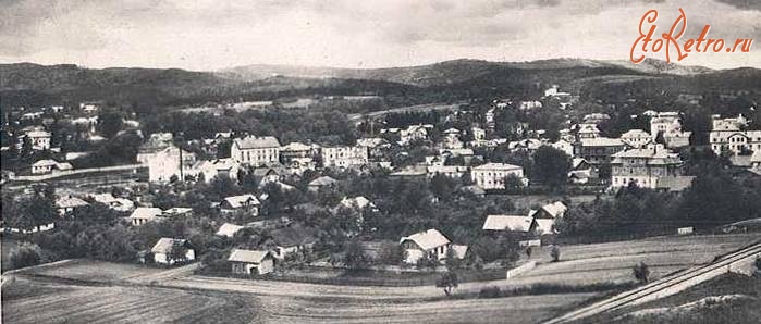 Трускавец - Трускавець. Загальний вид Трускавця в 1930-х роках.