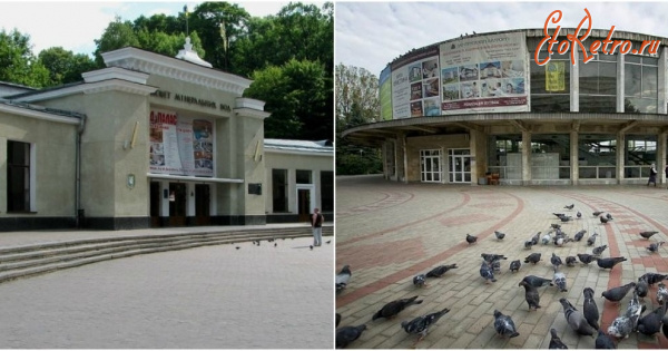 Трускавец - Трускавець.  Бювети мінеральних вод:Центральний (нижній) і верхній.