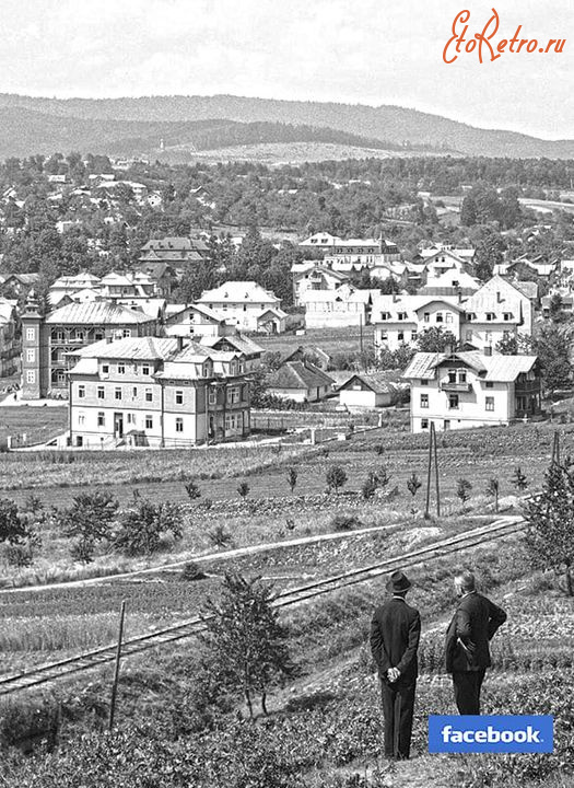 Трускавец - Трускавець.  Панорама  з Гошівської гори.