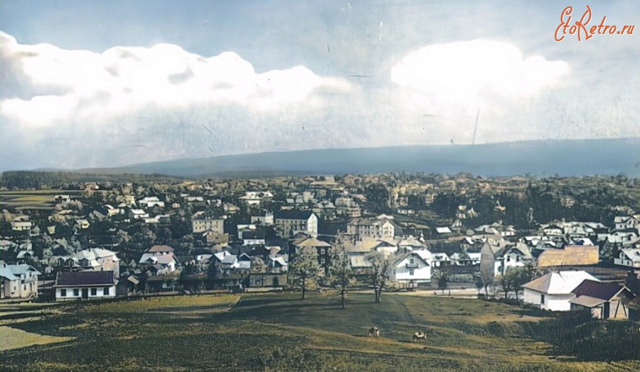Трускавец - Панорама  Трускавця.