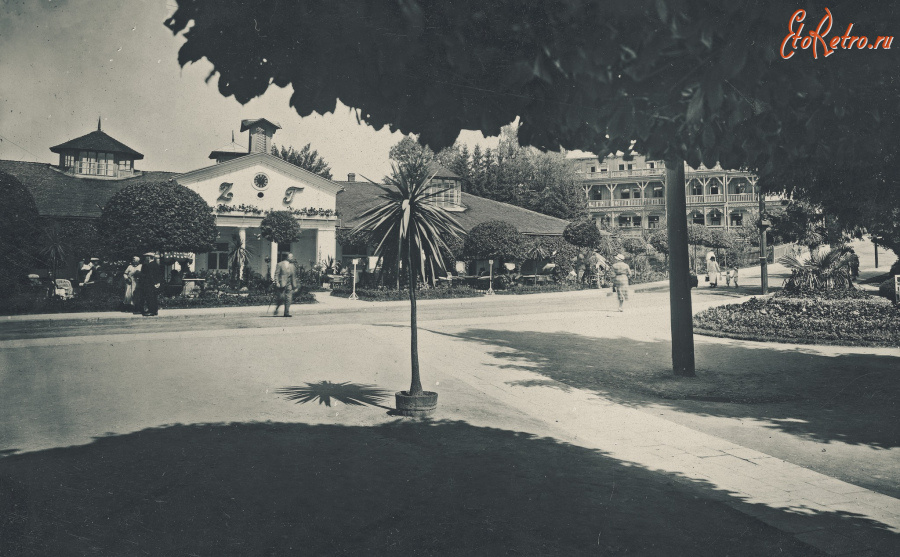 Трускавец - Трускавець. Вид на Товариський клуб.